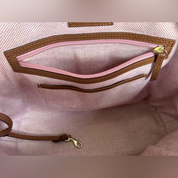 Dooney & Bourke Brown Leather Handbag - Picture 5 of 8